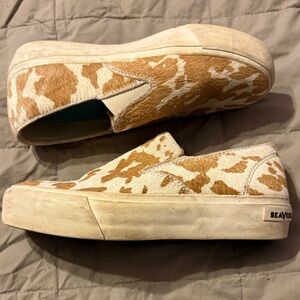 SeaVees longhorn Print Slip-On Shoes